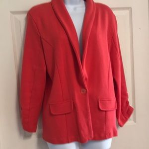 Beautiful coral  lightly worn blazer
